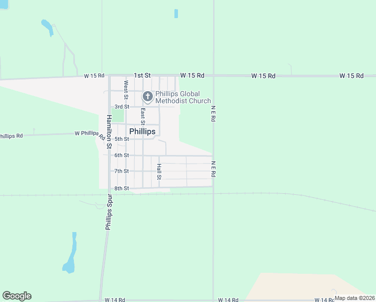 map of restaurants, bars, coffee shops, grocery stores, and more near 556 6th Street in Phillips