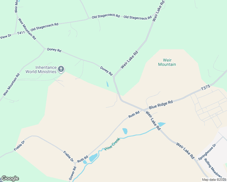 map of restaurants, bars, coffee shops, grocery stores, and more near 619 Weir Lake Road in Kunkletown