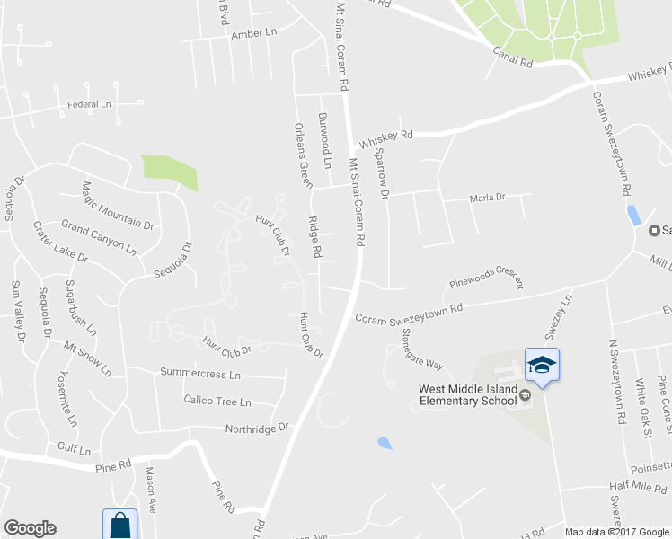 map of restaurants, bars, coffee shops, grocery stores, and more near 4 Selvia Court in Coram