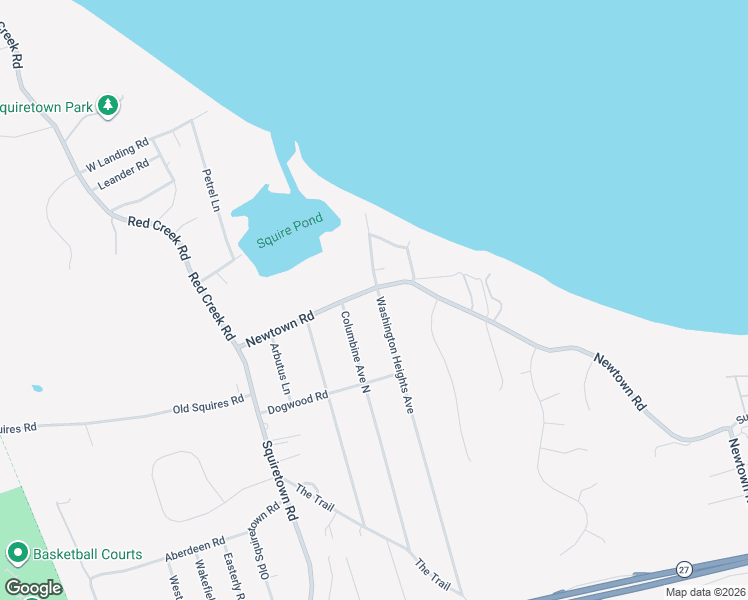 map of restaurants, bars, coffee shops, grocery stores, and more near 188 Washington Heights Avenue in Hampton Bays