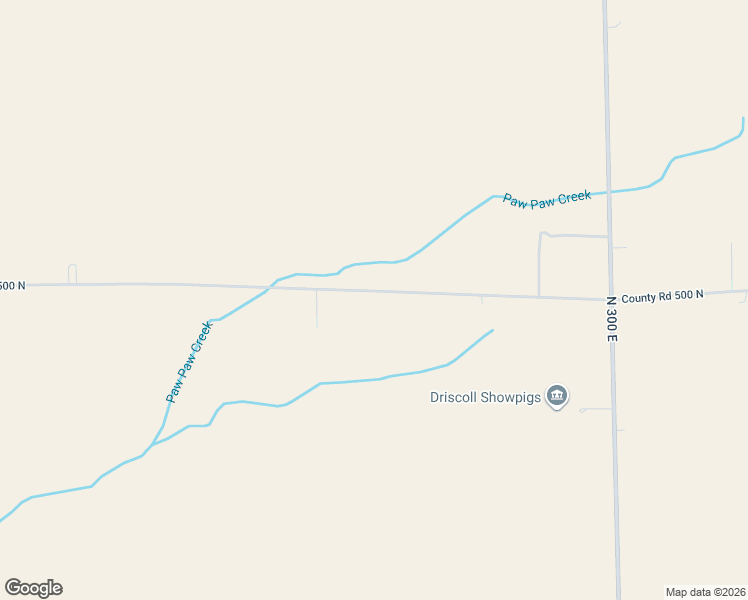 map of restaurants, bars, coffee shops, grocery stores, and more near 2487 East 500 North in Urbana