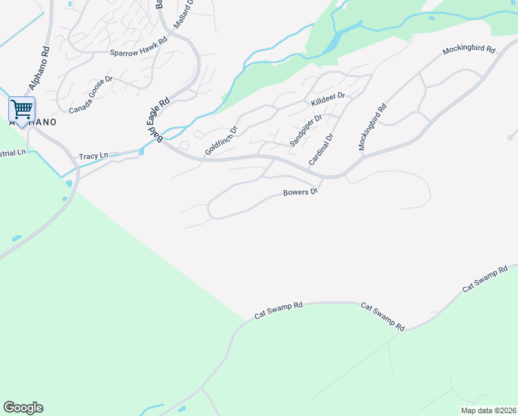 map of restaurants, bars, coffee shops, grocery stores, and more near 24 Bowers Drive in Hackettstown