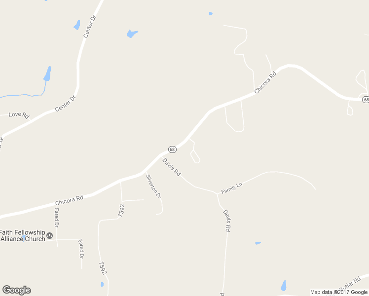 map of restaurants, bars, coffee shops, grocery stores, and more near 408 Chicora Road in Butler