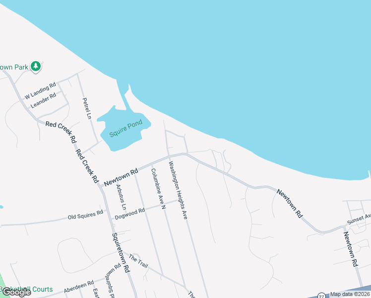 map of restaurants, bars, coffee shops, grocery stores, and more near 138 Newtown Road in Hampton Bays