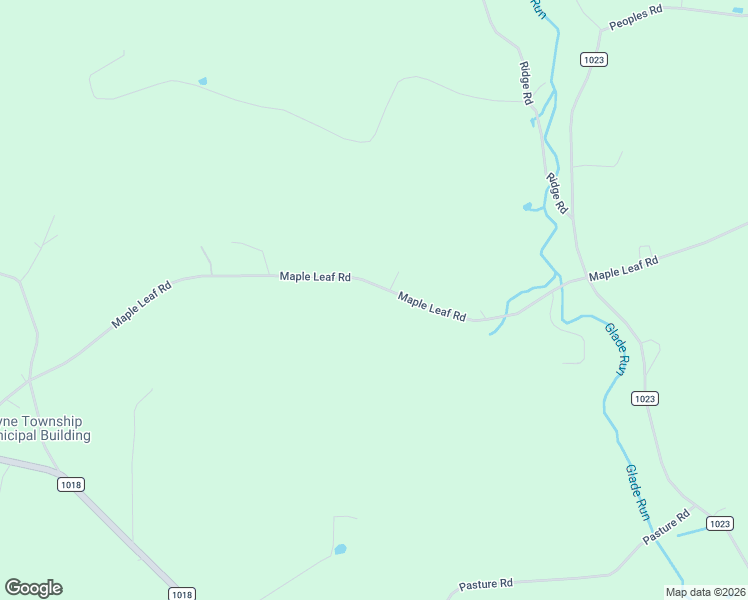 map of restaurants, bars, coffee shops, grocery stores, and more near Maple Leaf Road in Dayton