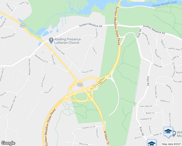 map of restaurants, bars, coffee shops, grocery stores, and more near 30 Trescott Path in Northport