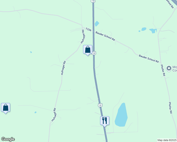map of restaurants, bars, coffee shops, grocery stores, and more near 1000 U.S. 19 in Harmony