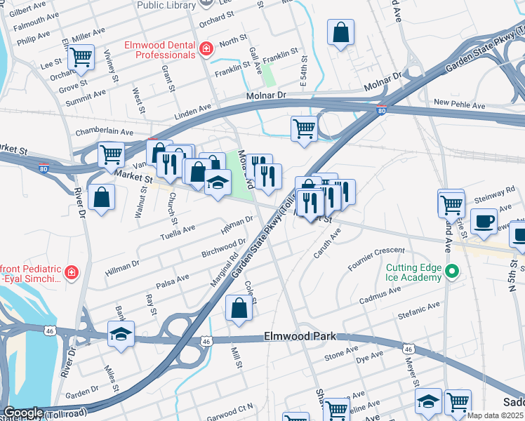 368 Market Street, Elmwood Park NJ Walk Score