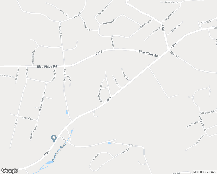 map of restaurants, bars, coffee shops, grocery stores, and more near 25 Birchwood Park in Saylorsburg