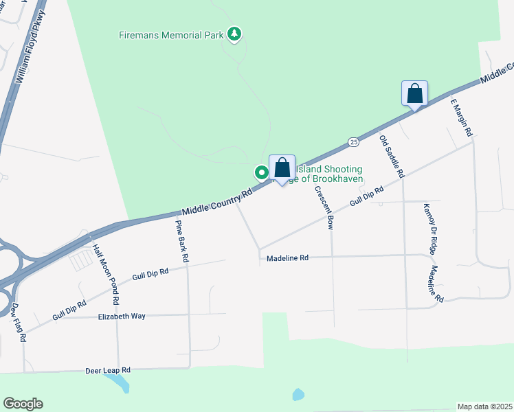 map of restaurants, bars, coffee shops, grocery stores, and more near 790 New York 25 in Ridge