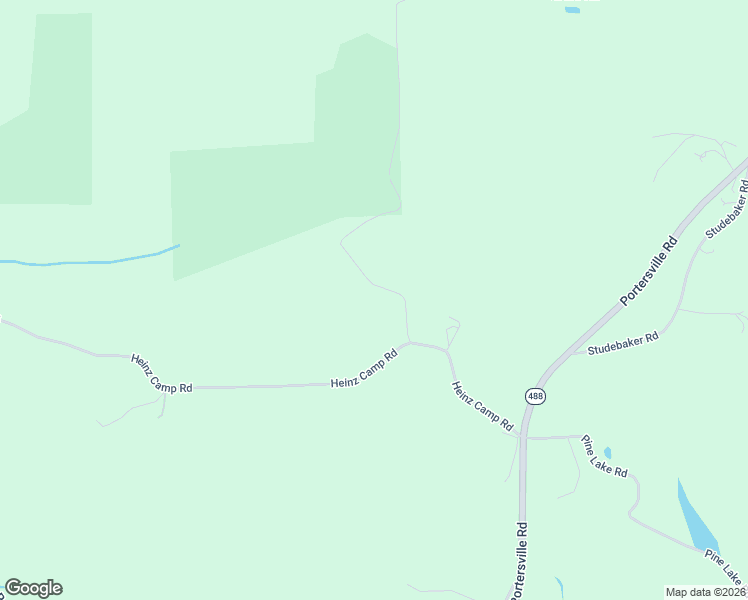 map of restaurants, bars, coffee shops, grocery stores, and more near 275 Nye Road in Portersville