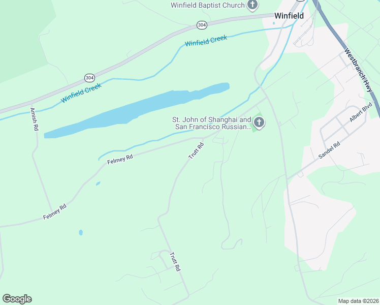 map of restaurants, bars, coffee shops, grocery stores, and more near 130 Trutt Road in Winfield