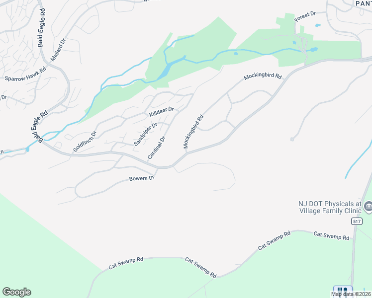 map of restaurants, bars, coffee shops, grocery stores, and more near 94 Bald Eagle Road in Hackettstown