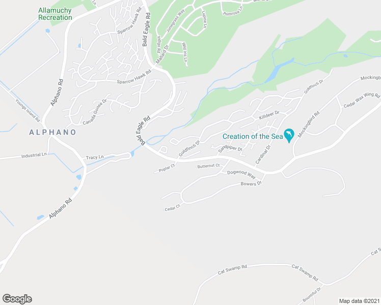 map of restaurants, bars, coffee shops, grocery stores, and more near 153 Goldfinch Ledge in Hackettstown