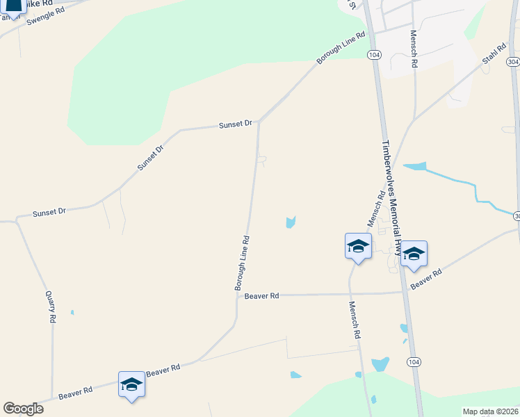 map of restaurants, bars, coffee shops, grocery stores, and more near 1765 Borough Line Road in Mifflinburg