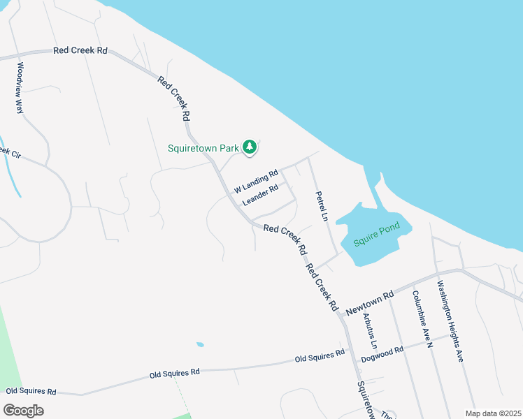 map of restaurants, bars, coffee shops, grocery stores, and more near 12 Leander Road in Hampton Bays