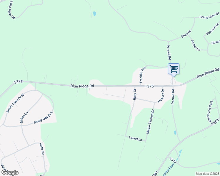 map of restaurants, bars, coffee shops, grocery stores, and more near 450 Blue Ridge Road in Saylorsburg