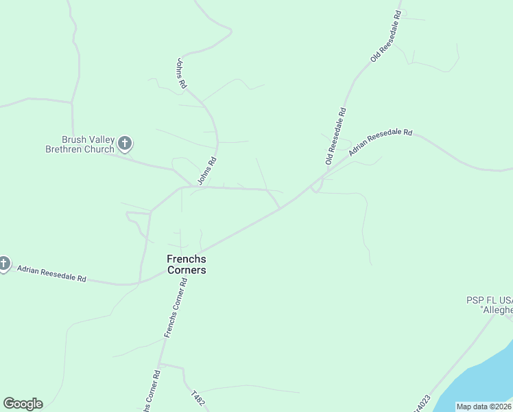 map of restaurants, bars, coffee shops, grocery stores, and more near 123 Johns Road in Adrian