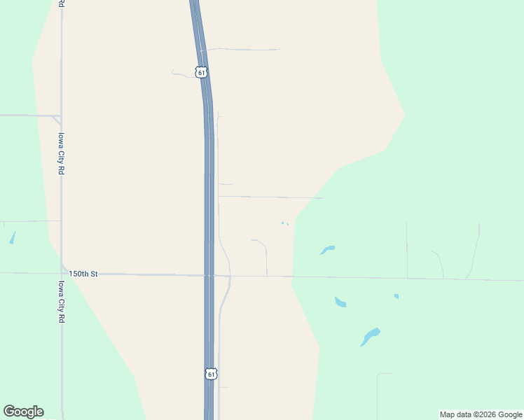 map of restaurants, bars, coffee shops, grocery stores, and more near 15254 U.S. 61 in Burlington