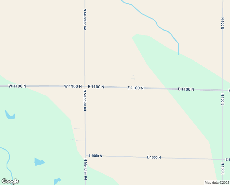 map of restaurants, bars, coffee shops, grocery stores, and more near 224 East 1100 North in Ossian