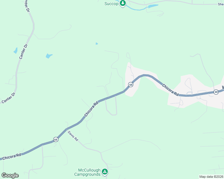 map of restaurants, bars, coffee shops, grocery stores, and more near 441 Chicora Road in Butler