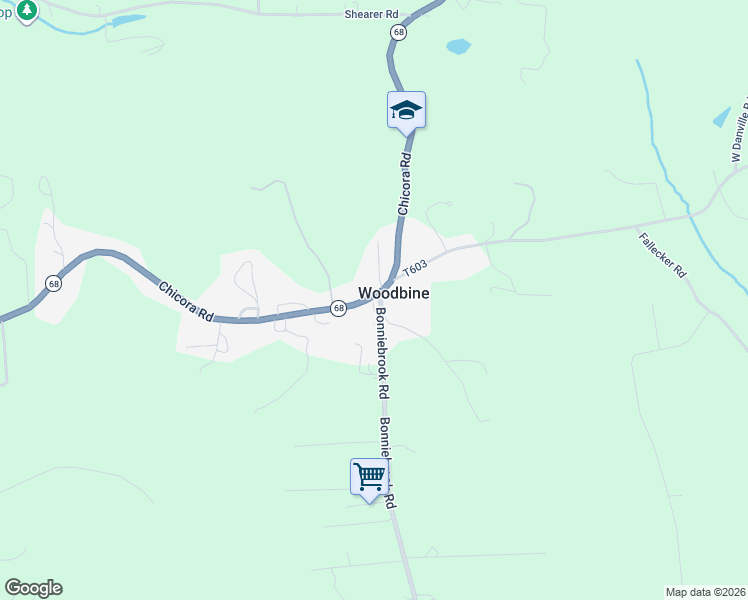 map of restaurants, bars, coffee shops, grocery stores, and more near 1191 Bonniebrook Road in Butler