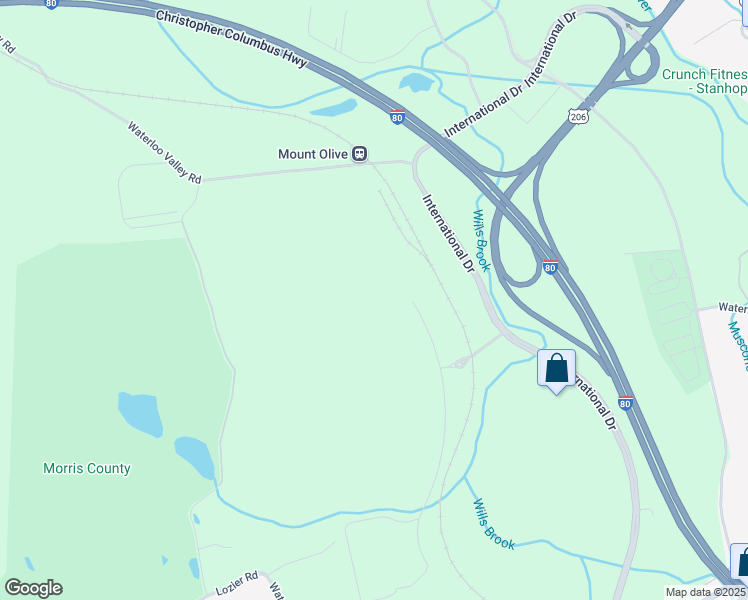 map of restaurants, bars, coffee shops, grocery stores, and more near 850 Clark Drive in Mount Olive