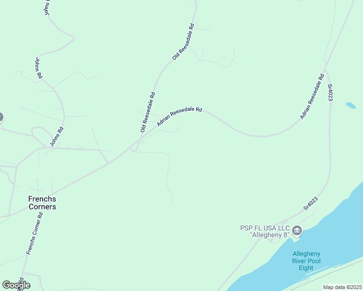 map of restaurants, bars, coffee shops, grocery stores, and more near 123 Himes Road in Armstrong County