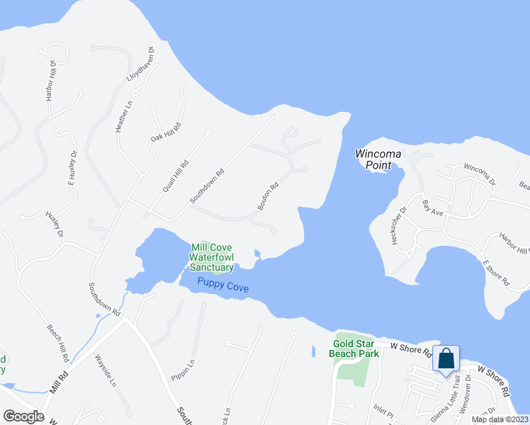 map of restaurants, bars, coffee shops, grocery stores, and more near 2 Pine Point in Huntington