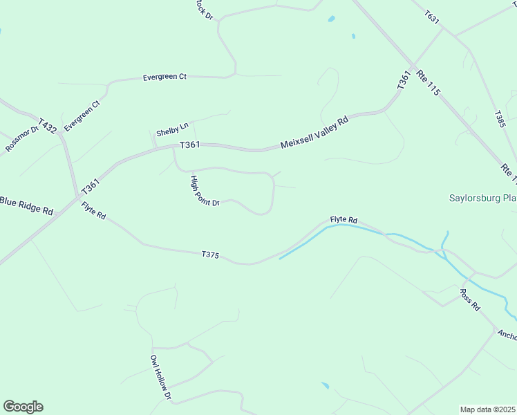 map of restaurants, bars, coffee shops, grocery stores, and more near 216 High Point Drive in Saylorsburg