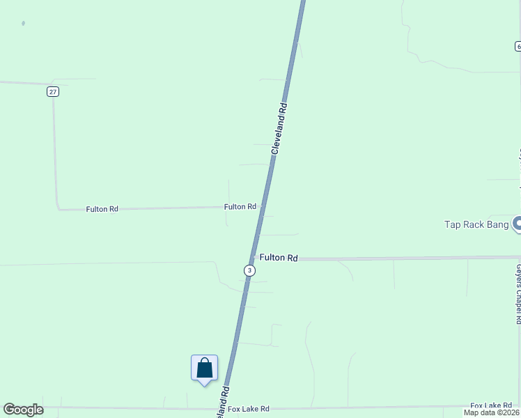 map of restaurants, bars, coffee shops, grocery stores, and more near 8566 Cleveland Road in Wooster