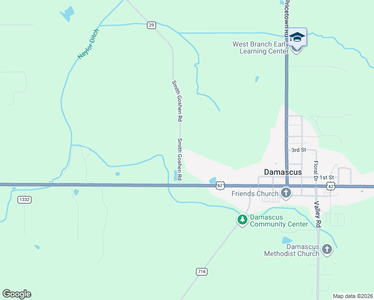 map of restaurants, bars, coffee shops, grocery stores, and more near 14807 Smith Goshen Road in Beloit