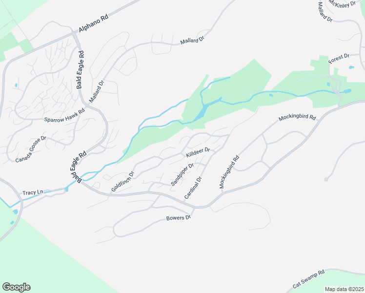 map of restaurants, bars, coffee shops, grocery stores, and more near 68 Goldfinch Drive in Hackettstown