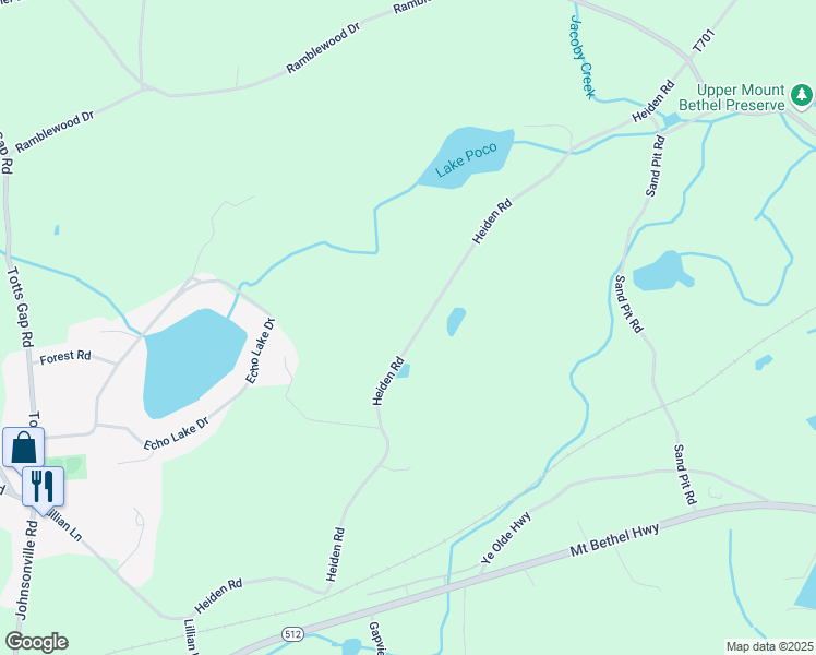 map of restaurants, bars, coffee shops, grocery stores, and more near 558 Heiden Road in Bangor