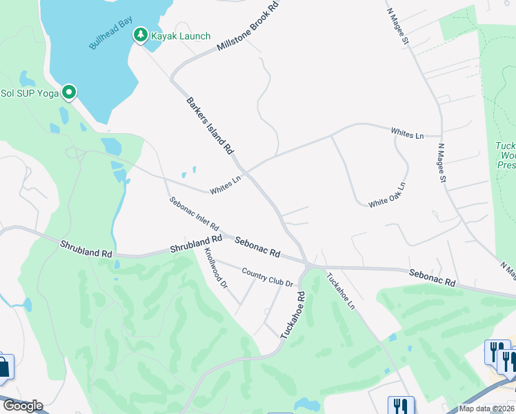 map of restaurants, bars, coffee shops, grocery stores, and more near 251 Sebonac Road in Southampton