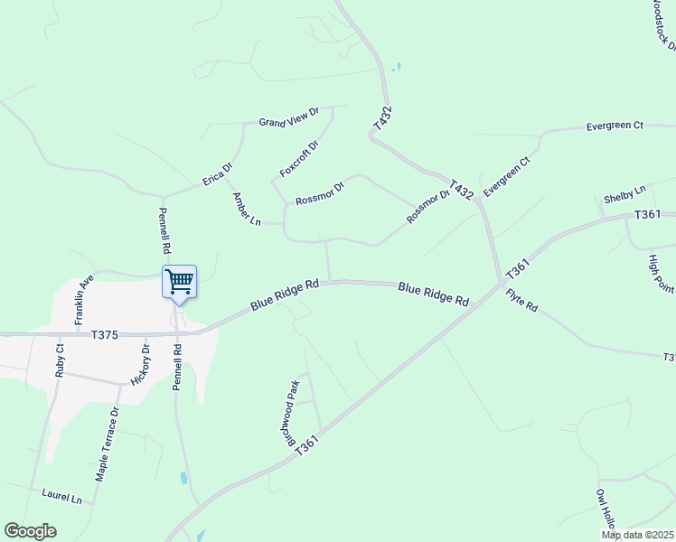 map of restaurants, bars, coffee shops, grocery stores, and more near 1108 Laurel Drive in Saylorsburg