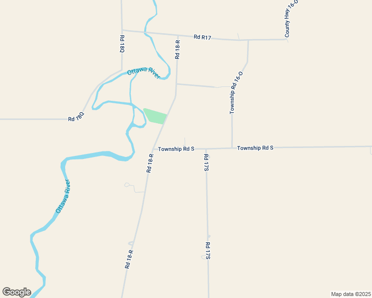 map of restaurants, bars, coffee shops, grocery stores, and more near 17971 Township Road South in Columbus Grove