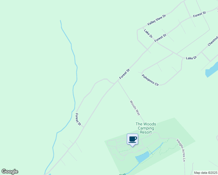 map of restaurants, bars, coffee shops, grocery stores, and more near 3487 Forest Street in Lehighton