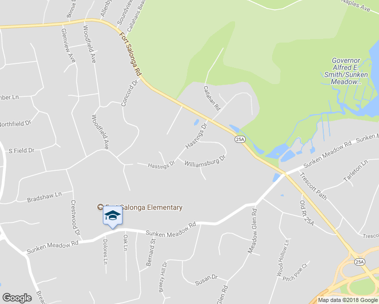 map of restaurants, bars, coffee shops, grocery stores, and more near 63 Hastings Drive in Northport