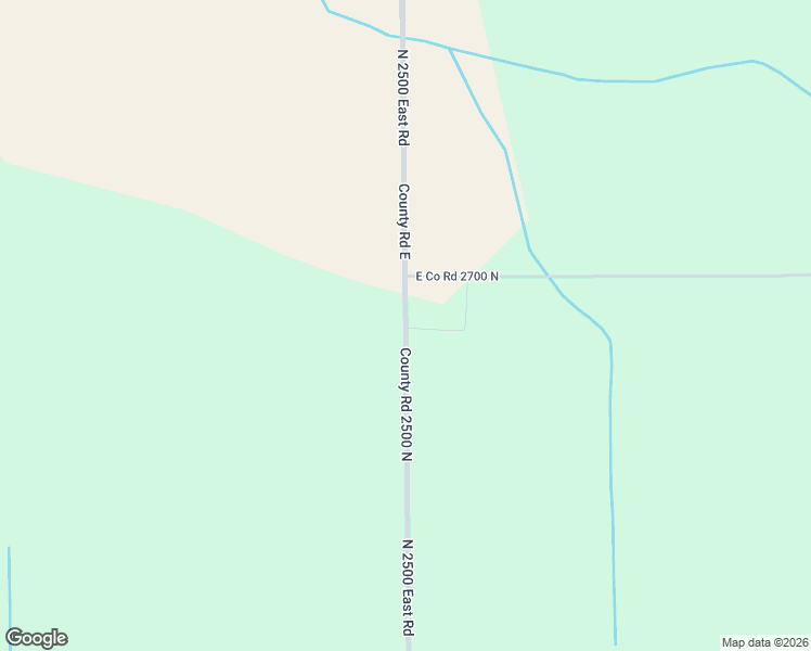 map of restaurants, bars, coffee shops, grocery stores, and more near 2660 North 2500 East Road in Donovan