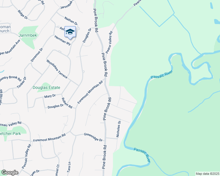 map of restaurants, bars, coffee shops, grocery stores, and more near 92 Pine Brook Road in Montville