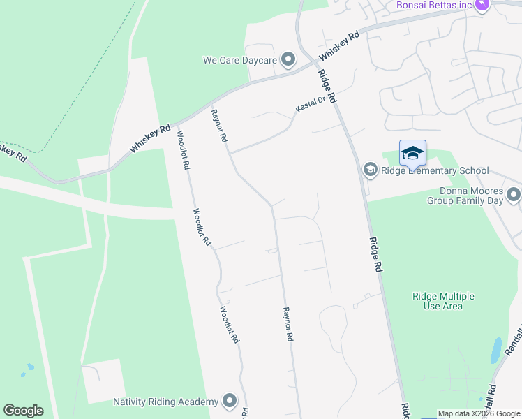 map of restaurants, bars, coffee shops, grocery stores, and more near 116 Raynor Road in Ridge