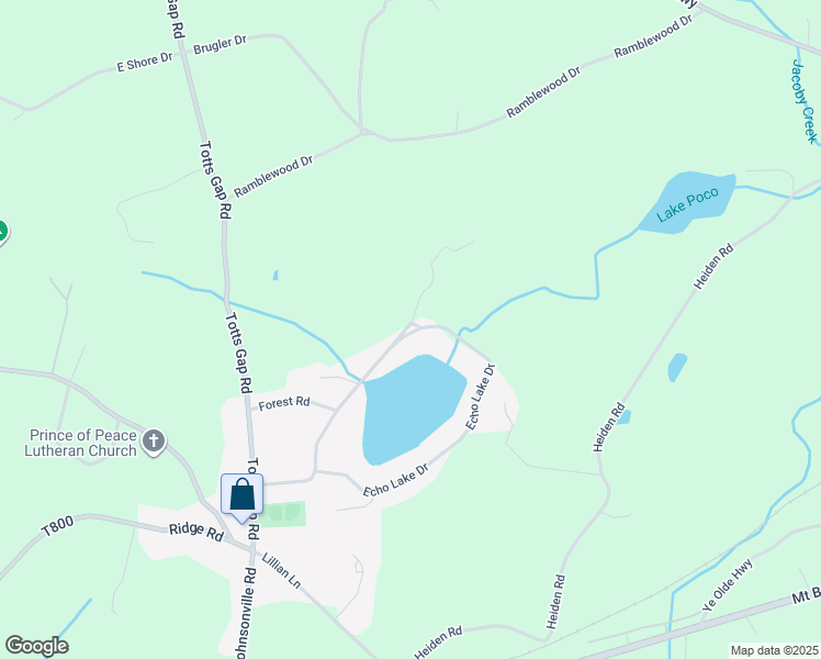 map of restaurants, bars, coffee shops, grocery stores, and more near 431 Echo Lake Drive in Bangor