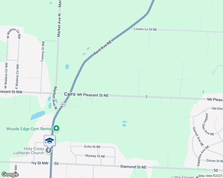 map of restaurants, bars, coffee shops, grocery stores, and more near 1415 Mount Pleasant Street Northeast in Canton