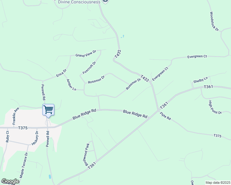 map of restaurants, bars, coffee shops, grocery stores, and more near 252 Rossmor Drive in Saylorsburg