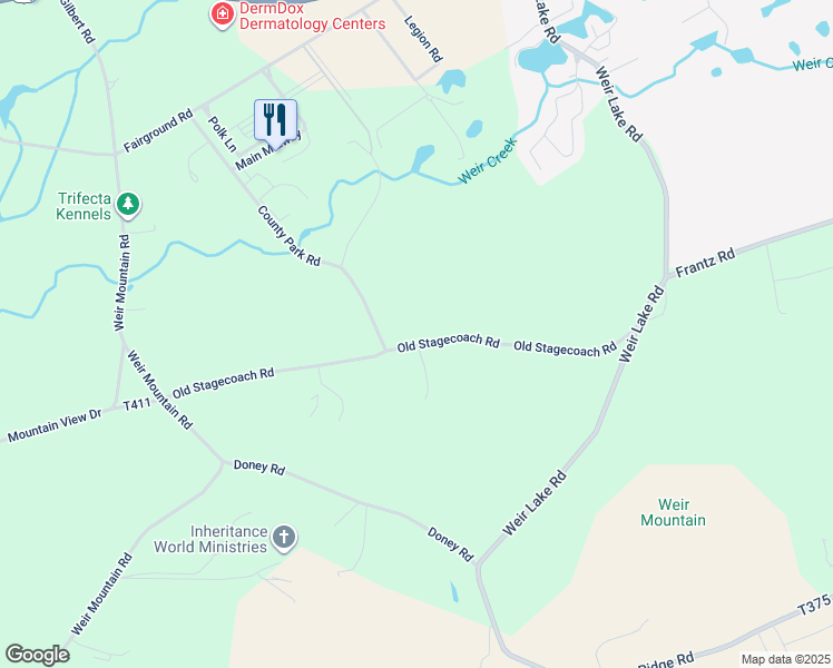 map of restaurants, bars, coffee shops, grocery stores, and more near 231 Old Stagecoach Road in Gilbert