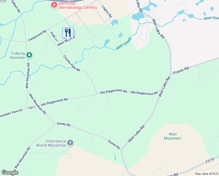 map of restaurants, bars, coffee shops, grocery stores, and more near 241 Old Stagecoach Road in Gilbert