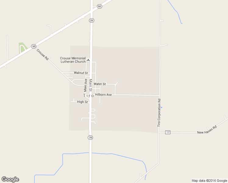 map of restaurants, bars, coffee shops, grocery stores, and more near 211 Hilborn Avenue in Tiro