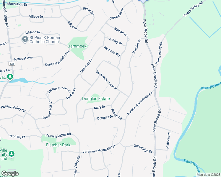 map of restaurants, bars, coffee shops, grocery stores, and more near 2 Dey Court in Montville