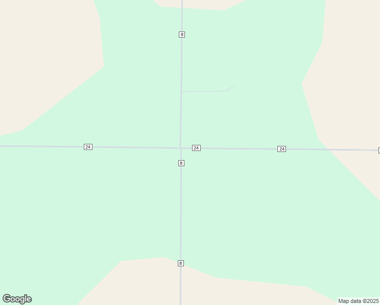 map of restaurants, bars, coffee shops, grocery stores, and more near 15031 County Road 24 in Mount Blanchard
